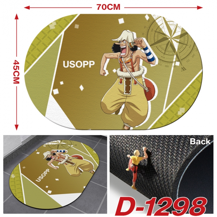 One Piece  Multi-functional digital printing floor mat mouse pad table mat 70x45CM D-1298