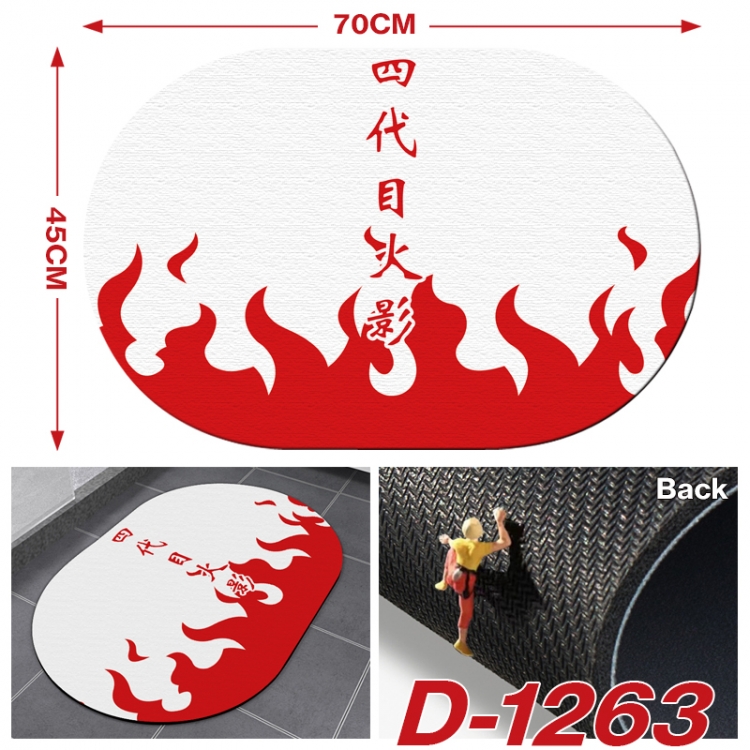 Naruto   Multi-functional digital printing floor mat mouse pad table mat 70x45CM D-1263