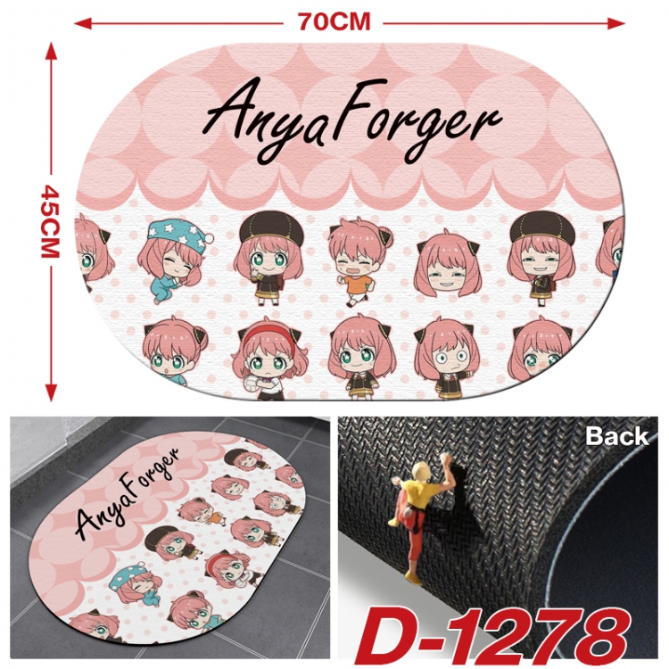 SPY×FAMILY  Multi-functional digital printing floor mat mouse pad table mat 70x45CM D-1278