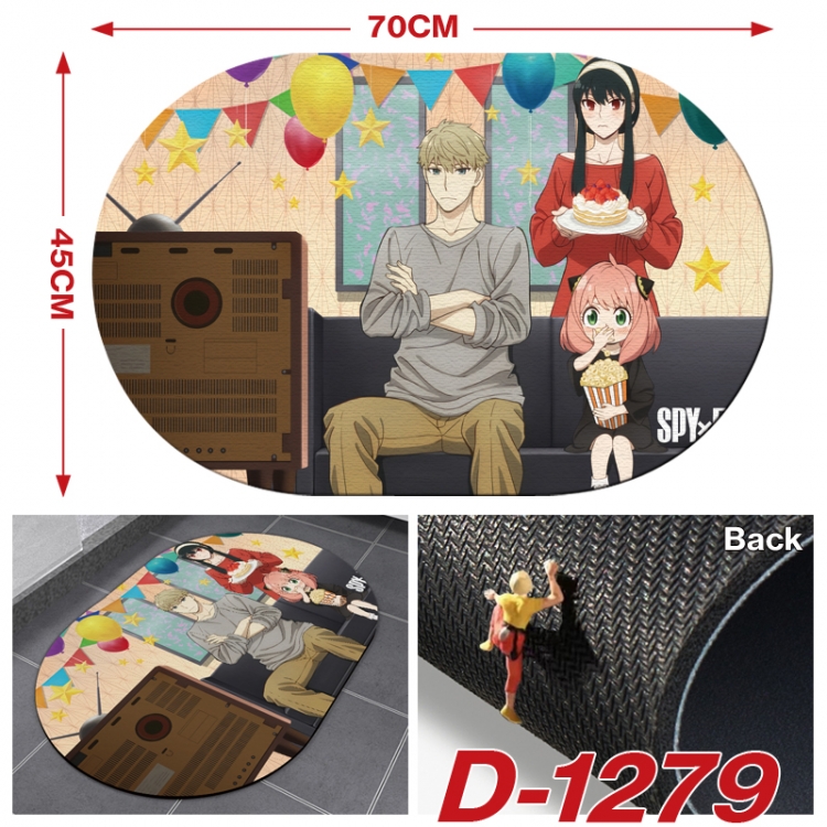 SPY×FAMILY  Multi-functional digital printing floor mat mouse pad table mat 70x45CM D-1279