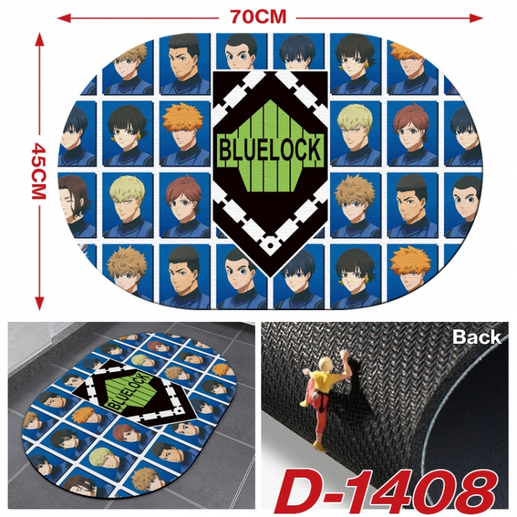 BLUE LOCK Multi-functional digital printing floor mat mouse pad table mat 70x45CM D-1408