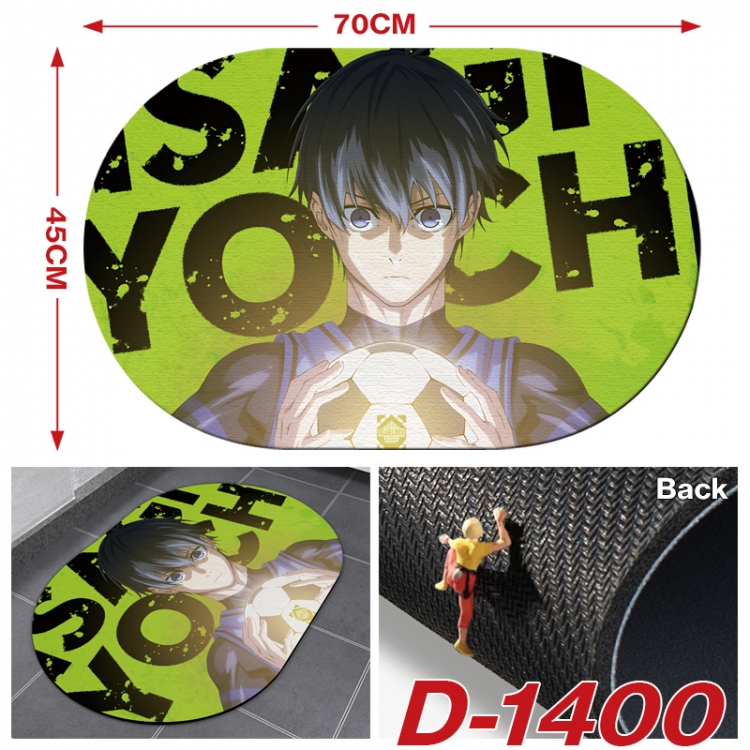 BLUE LOCK Multi-functional digital printing floor mat mouse pad table mat 70x45CM  D-1400