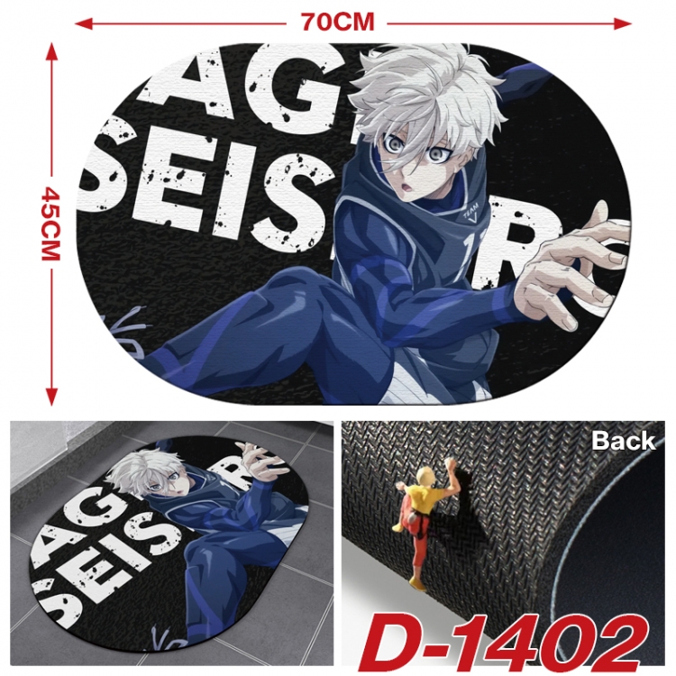 BLUE LOCK Multi-functional digital printing floor mat mouse pad table mat 70x45CM  D-1402