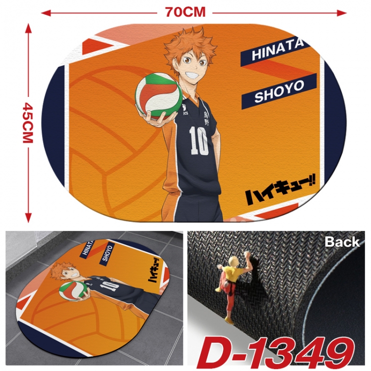 Haikyuu!!  Multi-functional digital printing floor mat mouse pad table mat 70x45CM D-1349