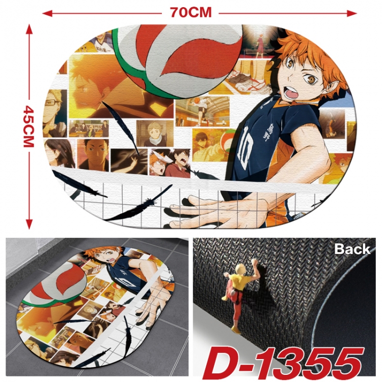 Haikyuu!!  Multi-functional digital printing floor mat mouse pad table mat 70x45CM D-1355