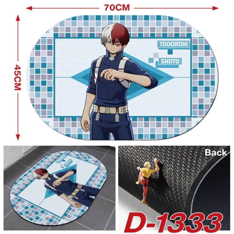 My Hero Academia  Multi-functional digital printing floor mat mouse pad table mat 70x45CM D-1333