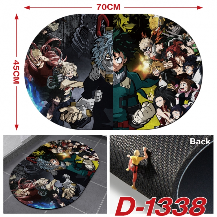 My Hero Academia  Multi-functional digital printing floor mat mouse pad table mat 70x45CM D-1338