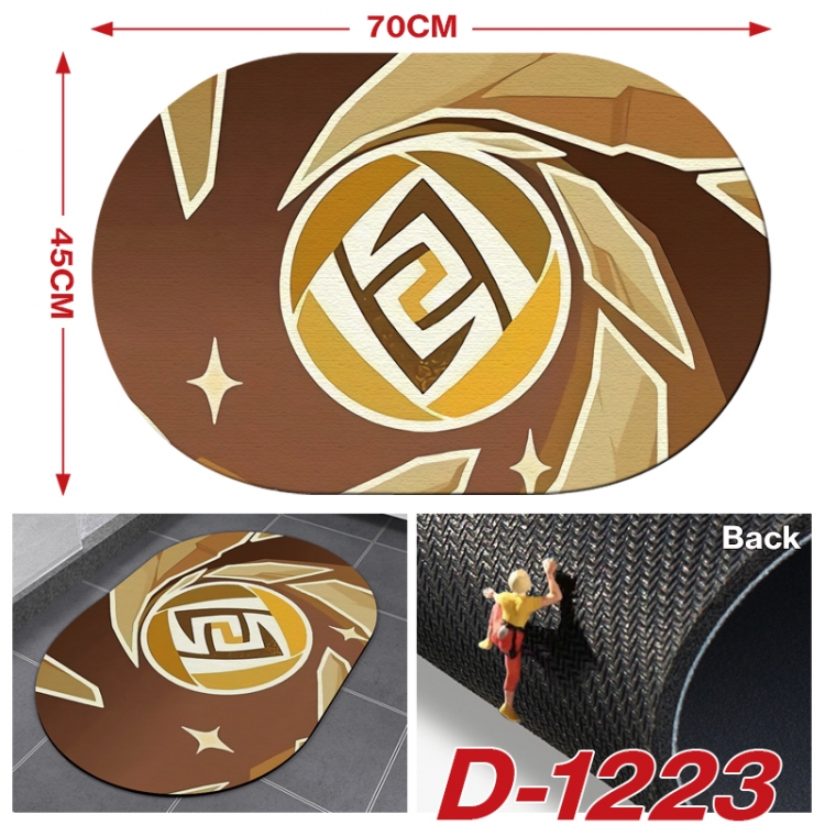 Genshin Impact  Multi-functional digital printing floor mat mouse pad table mat 70x45CM D-1223