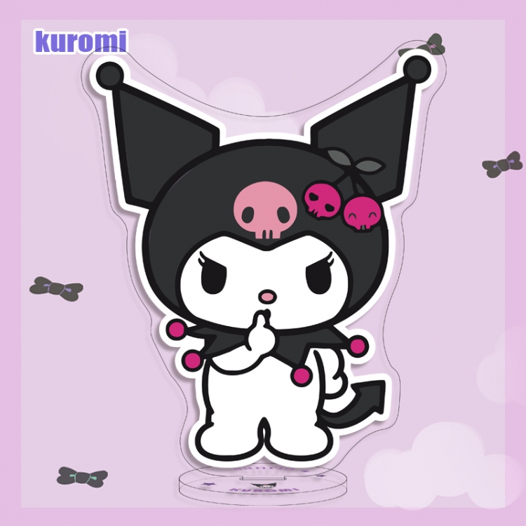 Kuromi cartoon characters acrylic Standing Plates Keychain 16cm