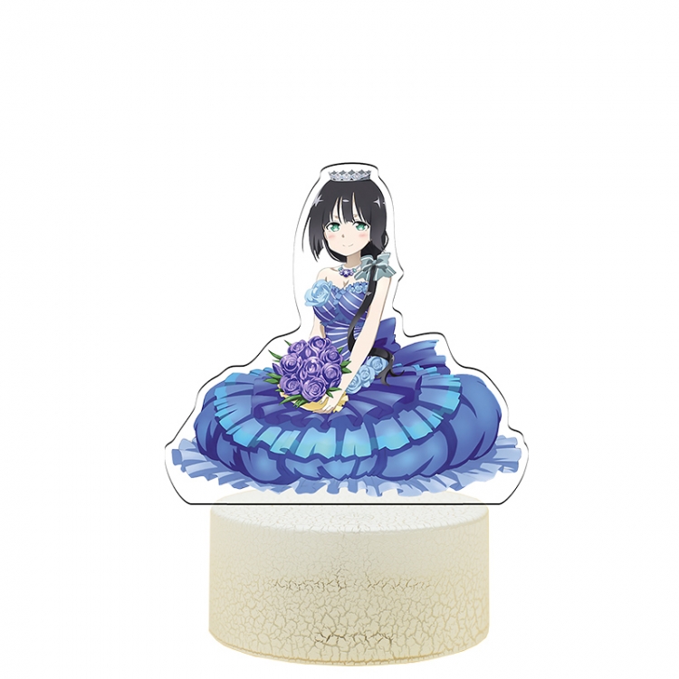 Yuki Yuna is a brave Inubouzaki.Fuu Acrylic Night Light 16 Color-changing USB Interface Box Set 19X7X4CM white base
