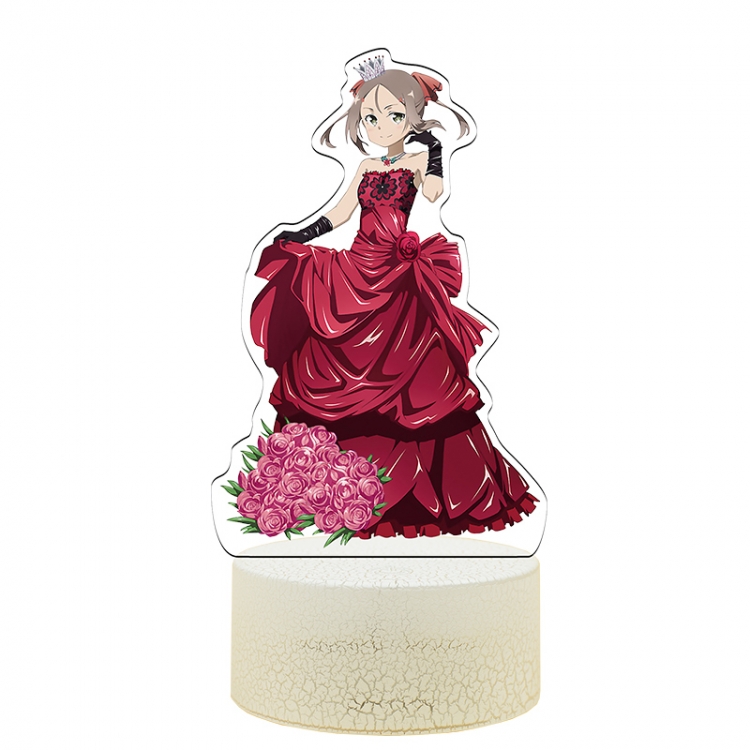 Yuki Yuna is a brave Inubouzaki.Fuu Acrylic Night Light 16 Color-changing USB Interface Box Set 19X7X4CM white base