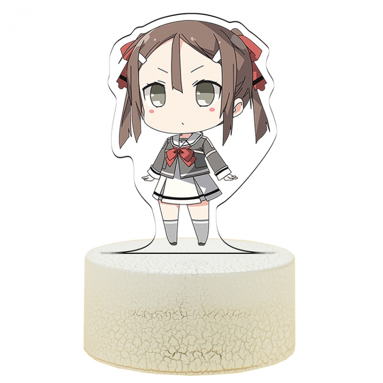 Yuki Yuna is a brave Inubouzaki.Fuu Version Q Acrylic night light 16 kinds of color changing USB interface box 14X7X4CM 