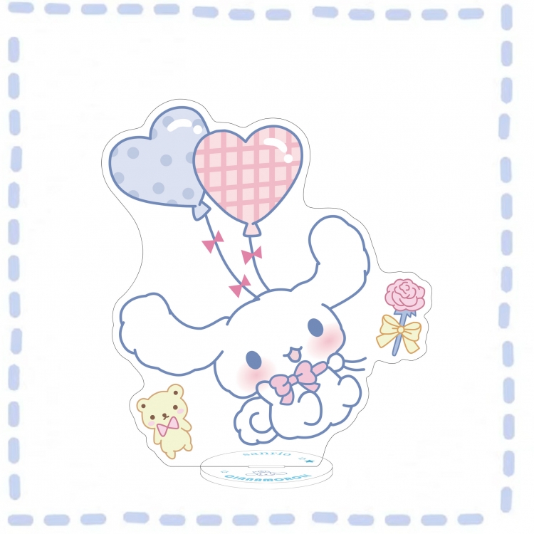 Cinnamoroll cartoon characters acrylic Standing Plates Keychain 16cm