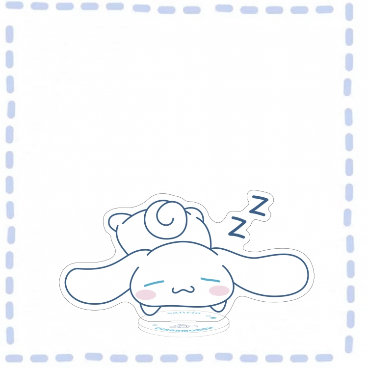 Cinnamoroll cartoon characters acrylic Standing Plates Keychain 16cm