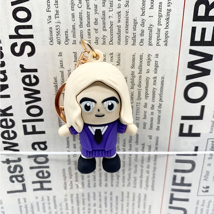 TheAddamsFamily Key chain pendant animation game peripheral pendant OPP packaging price for 10 pcs