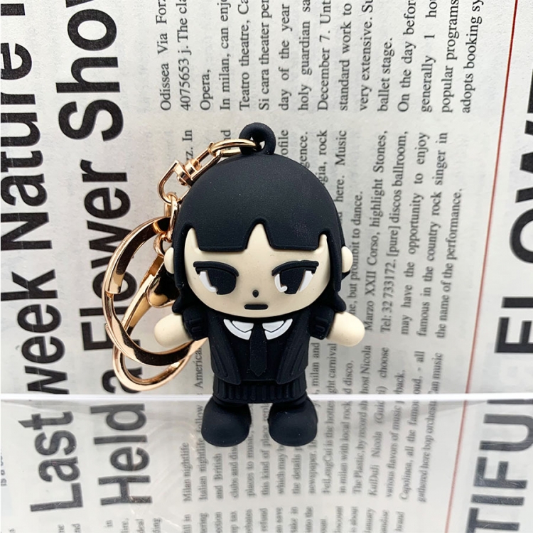 TheAddamsFamily Key chain pendant animation game peripheral pendant OPP packaging price for 10 pcs