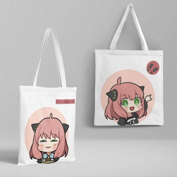 SPY×FAMILY Anime peripheral canvas handbag gift bag large capacity shoulder bag 36x39cm price for 2 pcs