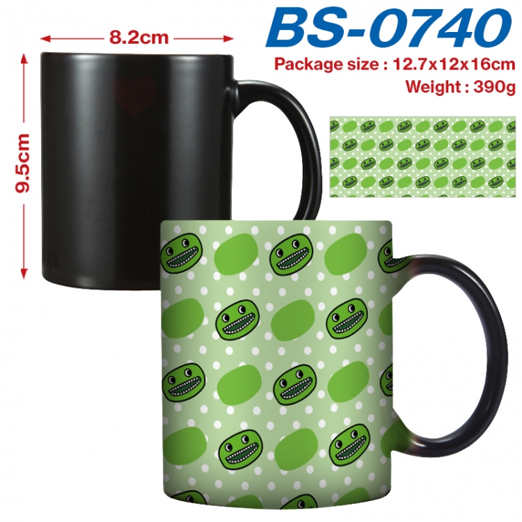 Garten of Banban Anime high-temperature color-changing printing ceramic mug 400ml BS-0740