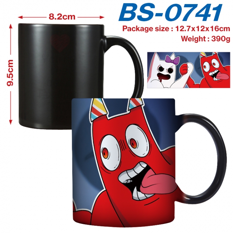 Garten of Banban Anime high-temperature color-changing printing ceramic mug 400ml BS-0741