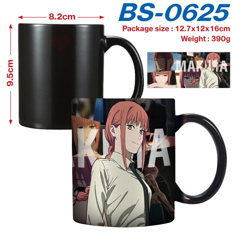 Chainsaw man Anime high-temperature color-changing printing ceramic mug 400ml BS-0625