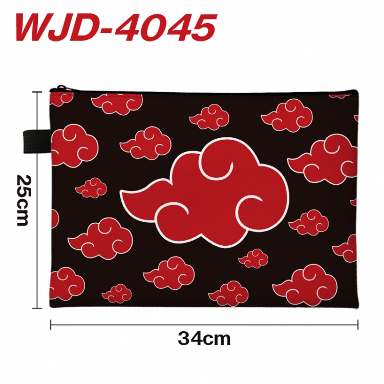 Naruto Anime Full Color A4 Document Bag 34x25cm  WJD-4045