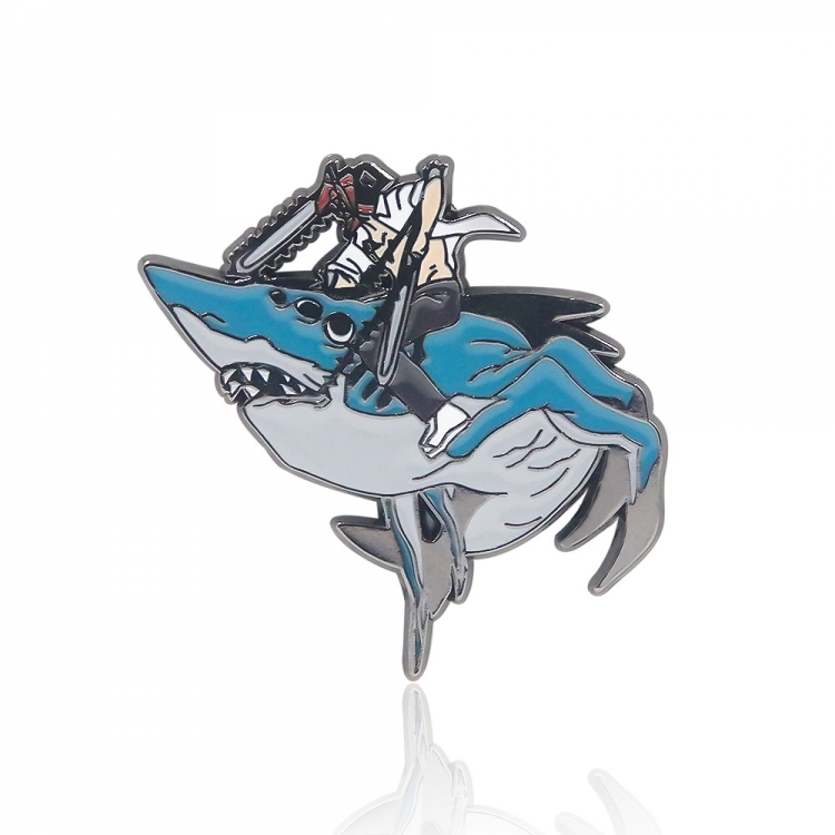 Chainsaw man Metal badge decoration brooch jewelry opp packaging price for 2 pcs  X00324-08