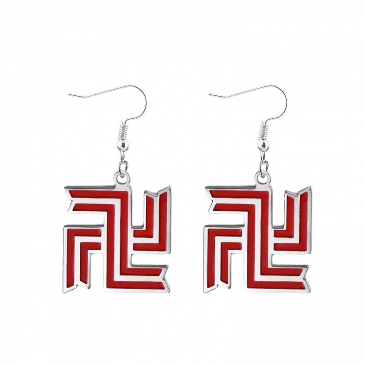 Tokyo Revengers Metal double-sided oil drip earrings anime gift OPP packaging price for 5 pcs E228