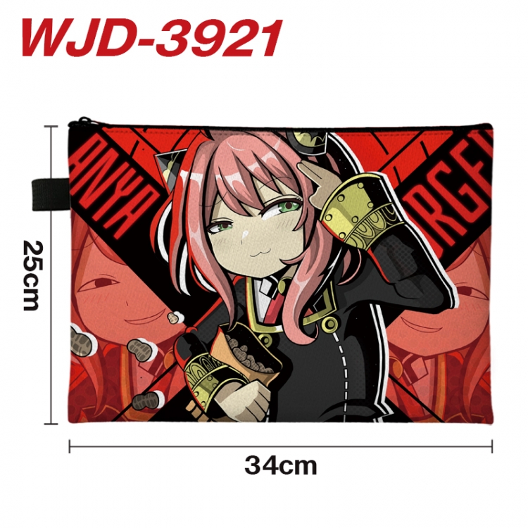 SPY×FAMILY Anime Full Color A4 Document Bag 34x25cm WJD-3921