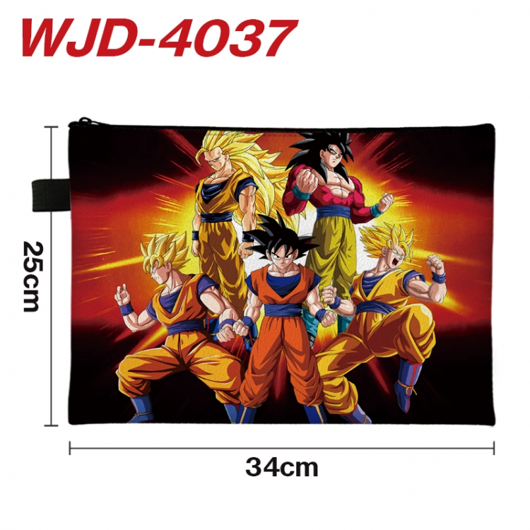 DRAGON BALLAnime Full Color A4 Document Bag 34x25cm WJD-4037