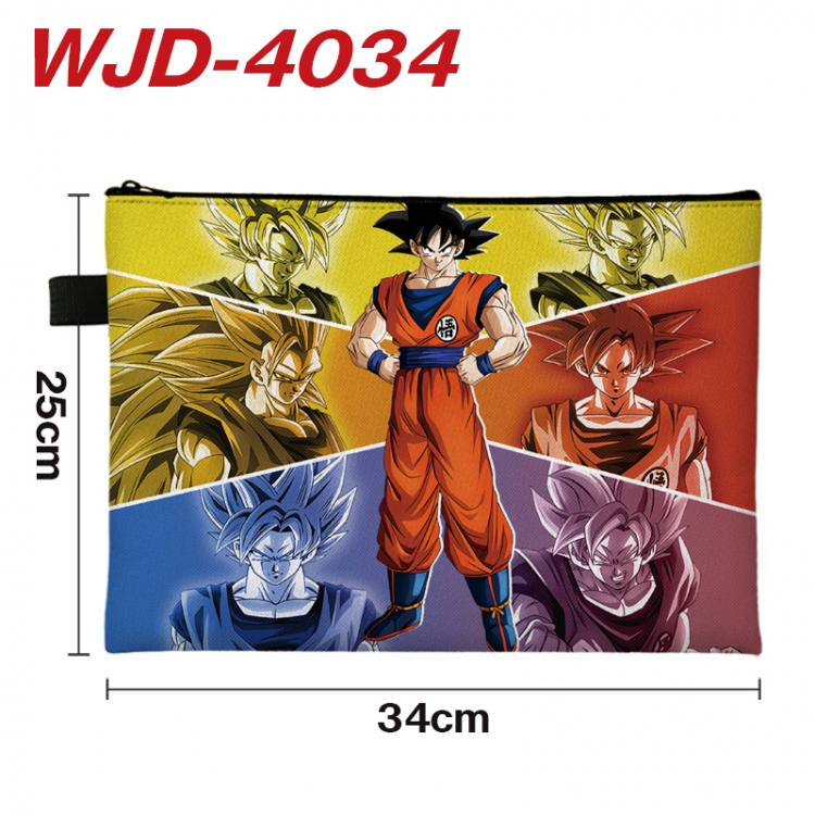 DRAGON BALLAnime Full Color A4 Document Bag 34x25cm WJD-4034