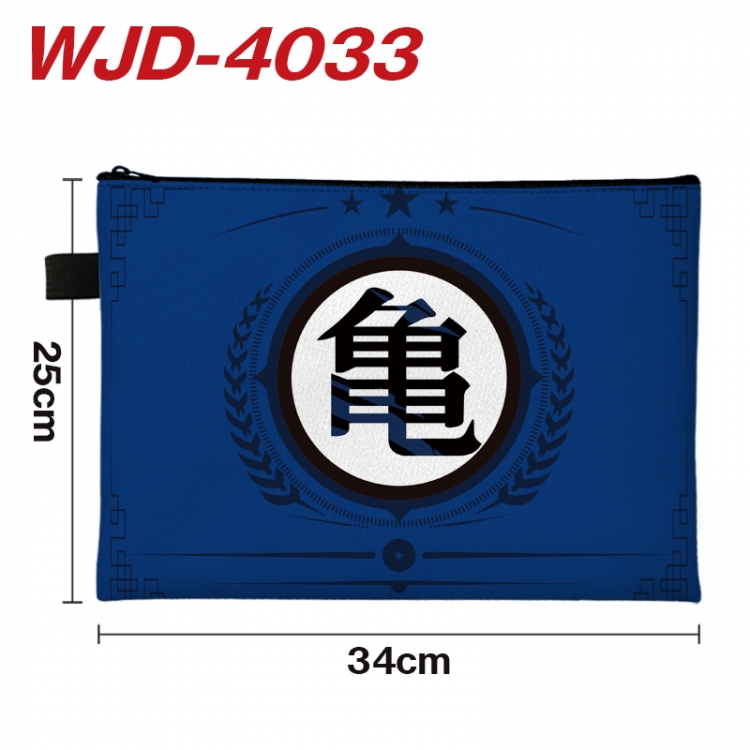 DRAGON BALLAnime Full Color A4 Document Bag 34x25cm WJD-4033