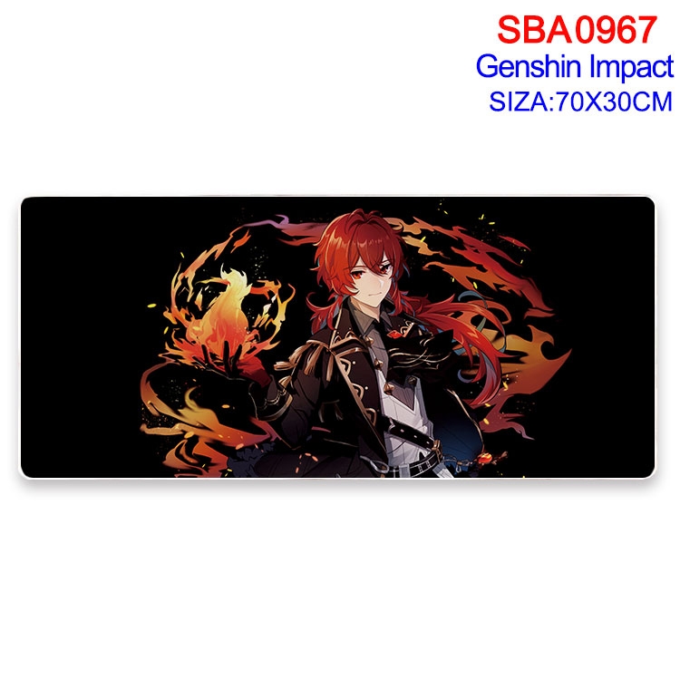 Genshin Impact Animation peripheral locking mouse pad 70X30cm SBA-967