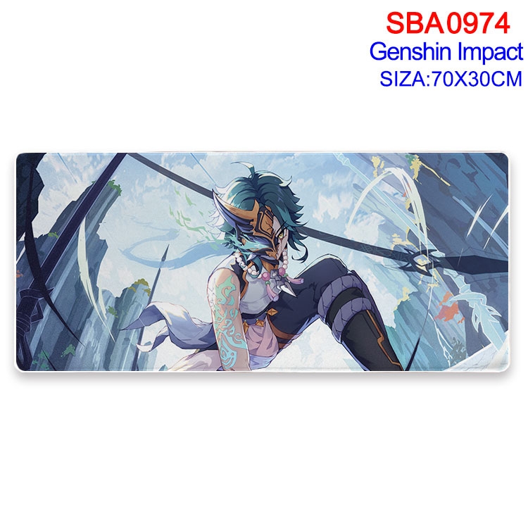 Genshin Impact Animation peripheral locking mouse pad 70X30cm SBA-974