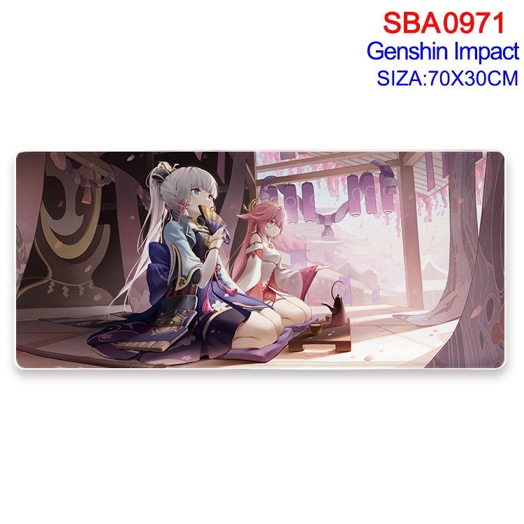 Genshin Impact Animation peripheral locking mouse pad 70X30cm SBA-971