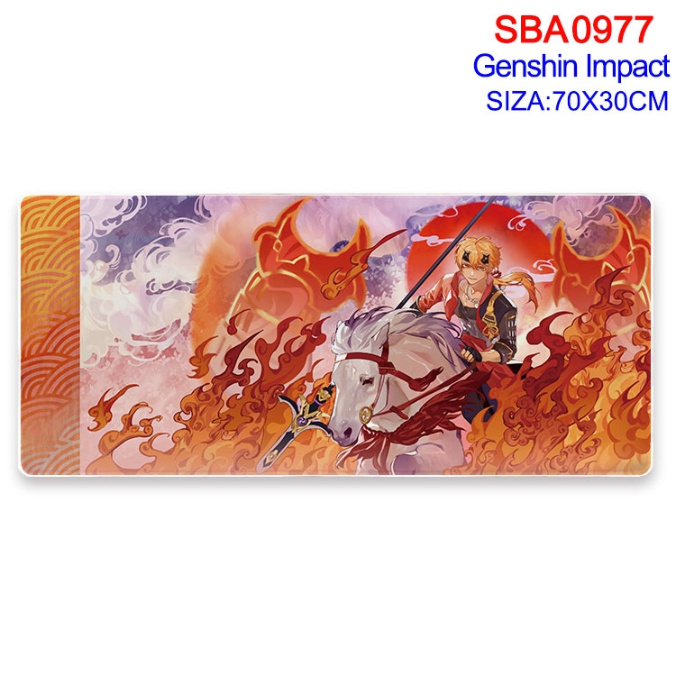 Genshin Impact Animation peripheral locking mouse pad 70X30cm SBA-977