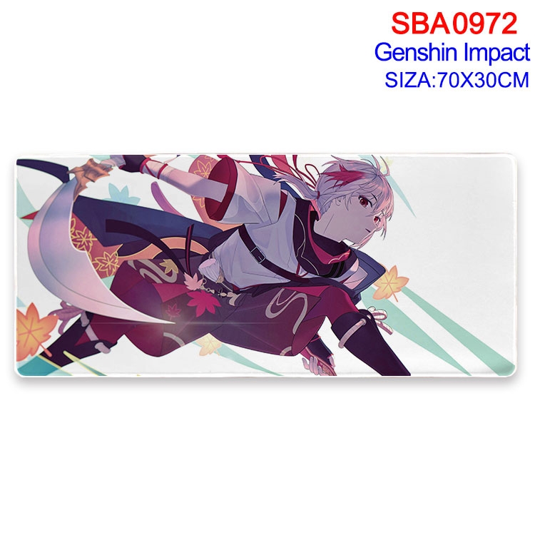 Genshin Impact Animation peripheral locking mouse pad 70X30cm  SBA-972