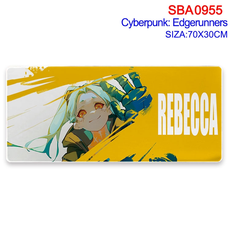 Cyberpunk Animation peripheral locking mouse pad 70X30cm SBA-955