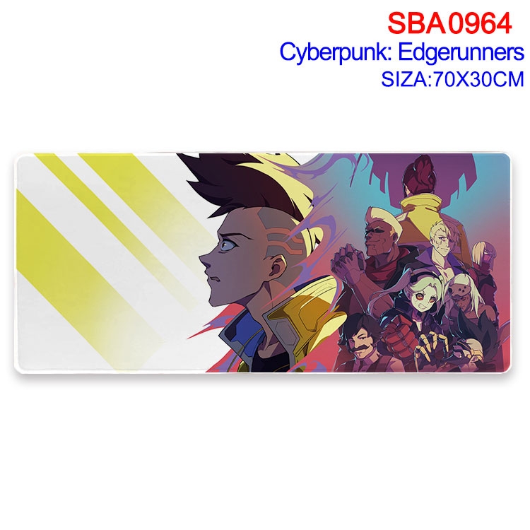 Cyberpunk Animation peripheral locking mouse pad 70X30cm SBA-964