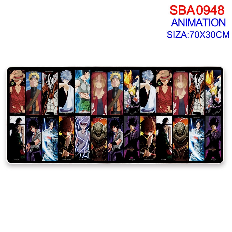 Animation peripheral locking mouse pad 70X30cm SBA-948
