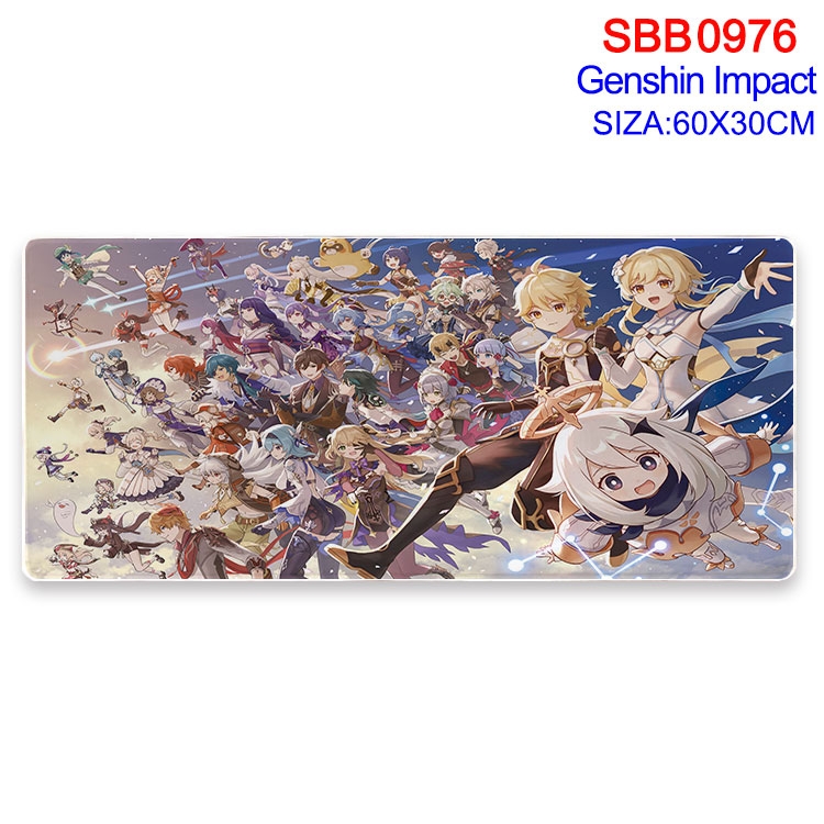 Genshin Impact Animation peripheral locking mouse pad 60X30cm SBB-976