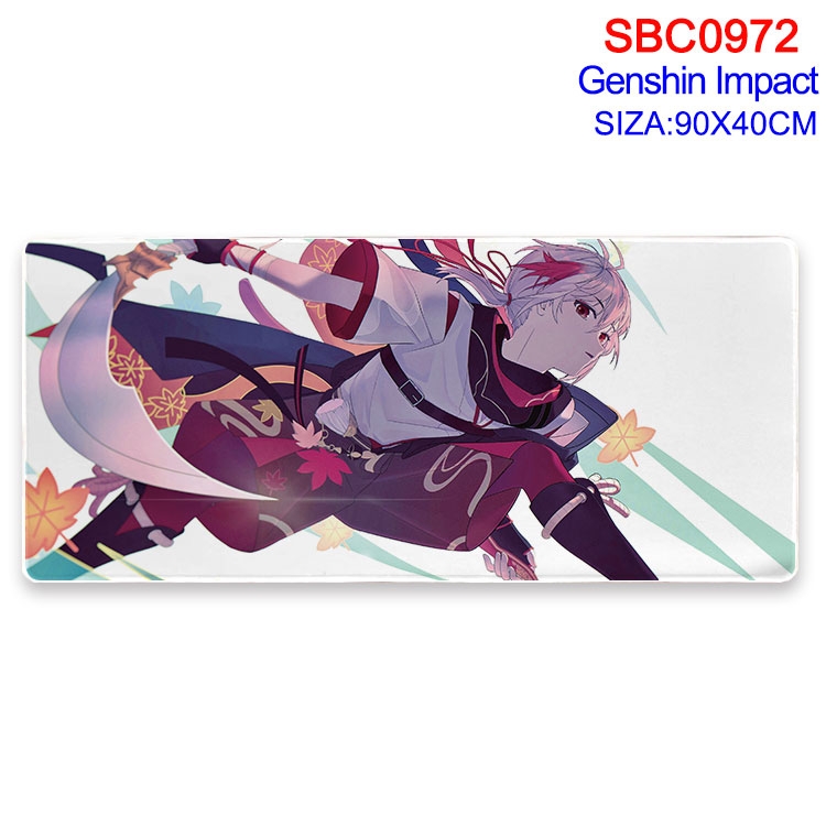 Genshin Impact Anime peripheral edge lock mouse pad 40X90CM SBC-972
