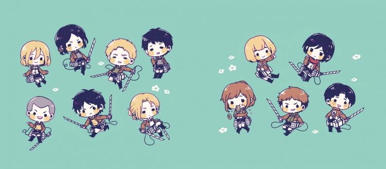 Shingeki no Kyojin Anime color printing ceramic mug cup price for 5 pcs MKB 982