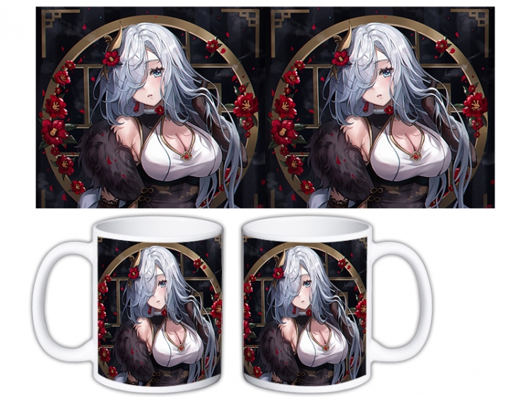 Genshin Impact Anime color printing ceramic mug cup price for 5 pcs MKB-716