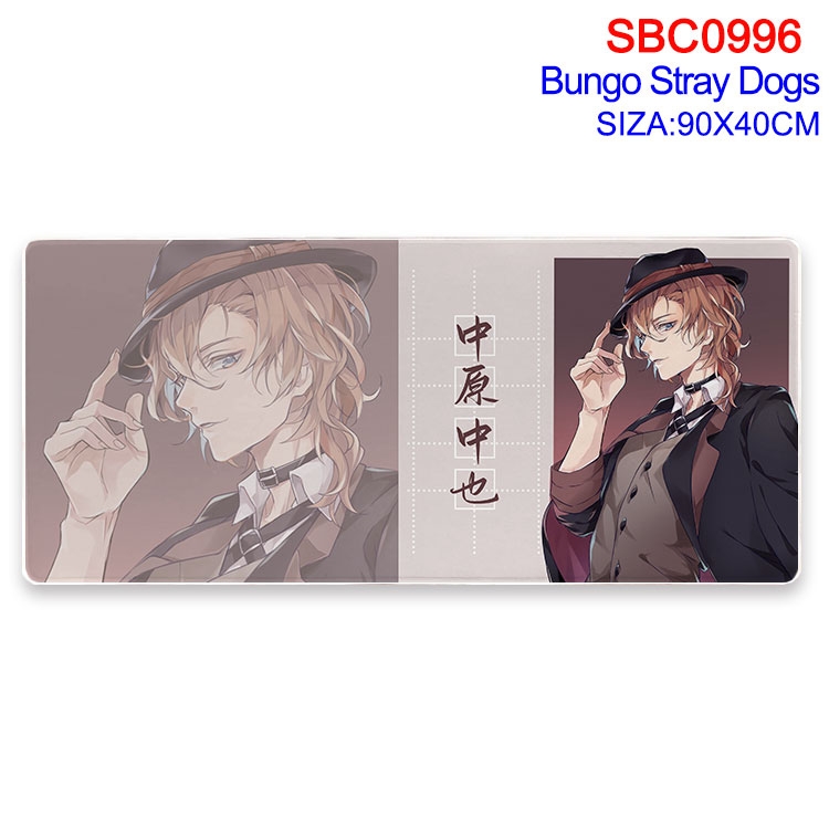 Bungo Stray Dogs Anime peripheral edge lock mouse pad 90X40CM SBC-996-2