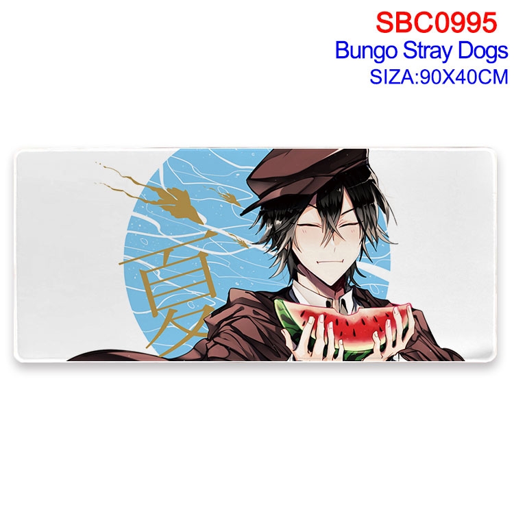 Bungo Stray Dogs Anime peripheral edge lock mouse pad 90X40CM SBC-995-2