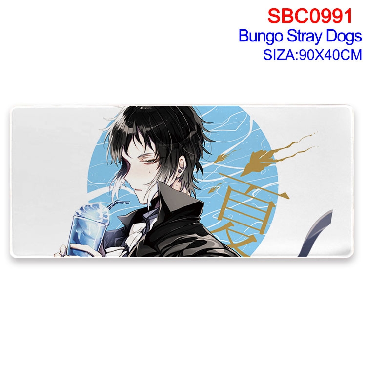 Bungo Stray Dogs Anime peripheral edge lock mouse pad 90X40CM SBC-991-2