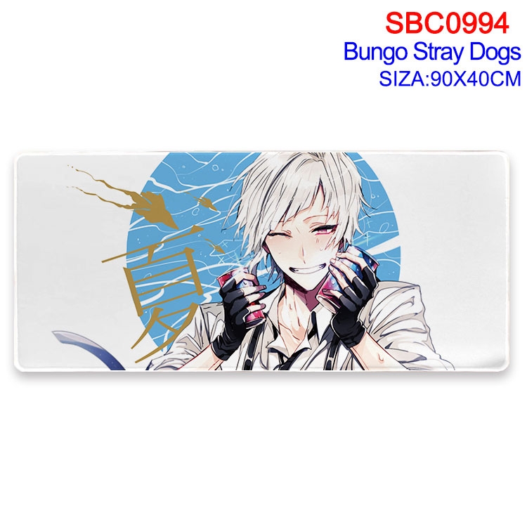 Bungo Stray Dogs Anime peripheral edge lock mouse pad 90X40CM SBC-994-2