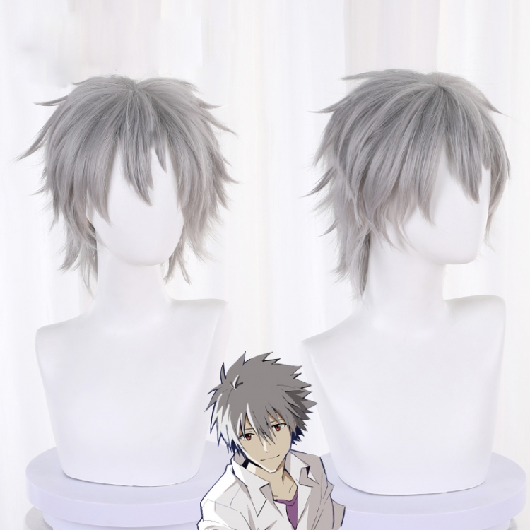 EVA Suzuki Grey Reversed Short Hair cos Wig 014F price for 2 pcs