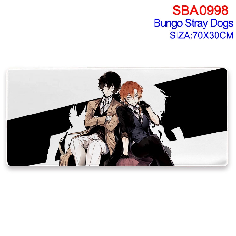 Bungo Stray Dogs Animation peripheral locking mouse pad 70X30cm