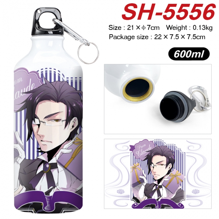 Kuroshitsuji Anime print sports kettle aluminum kettle water cup 21x7cm SH-5556